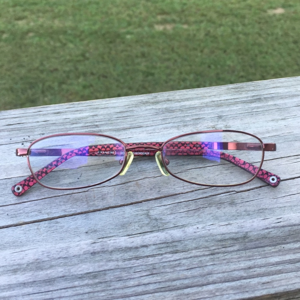 Coach Donna metallic red glasses frames Bordeaux 49[]17 135